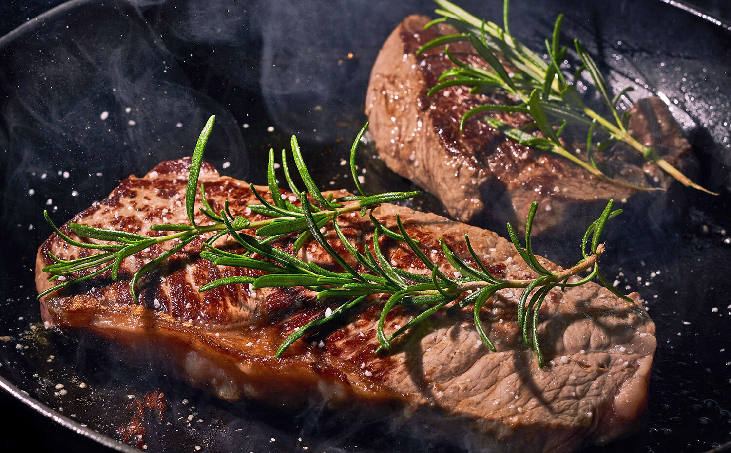Beef searing